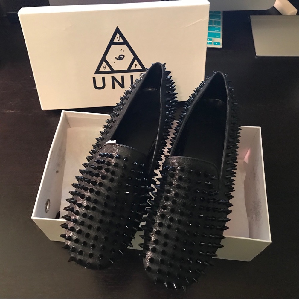 Men’s UNIF Hellraisers Shoes Black Size 11
